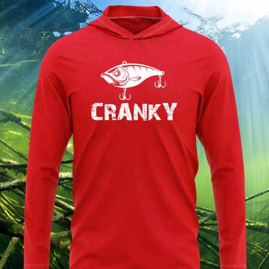 Cranky Crankbait SPF50 Lightweight Fishing Hoodie