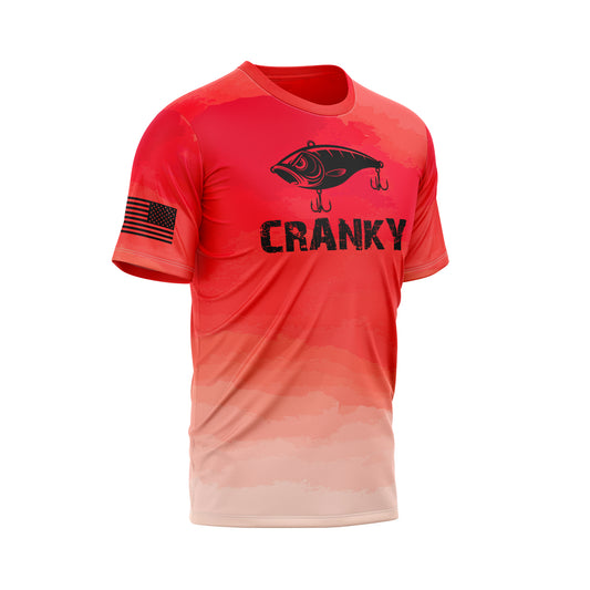 Cranky Crankbait Performance Fishing Tee