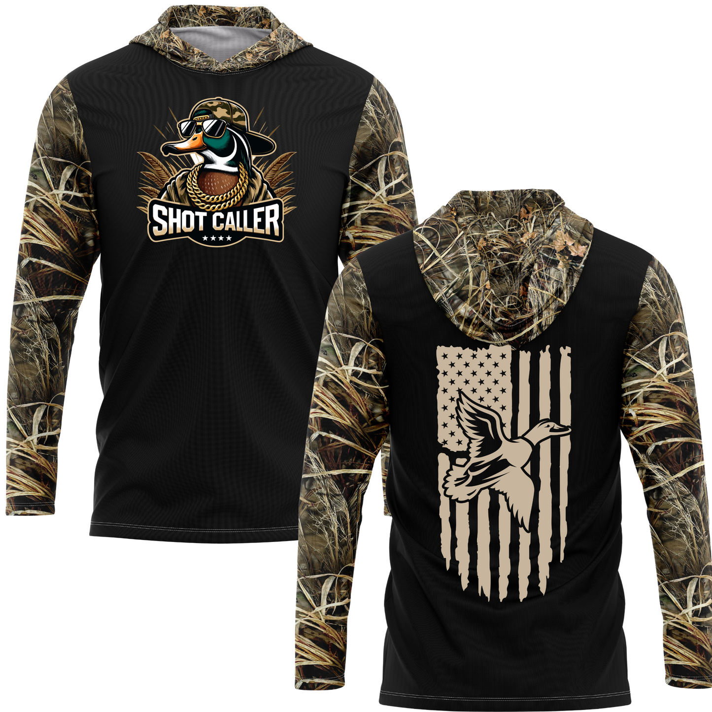 Shot Caller SPF50 Duck Hunting Performance Hoodie