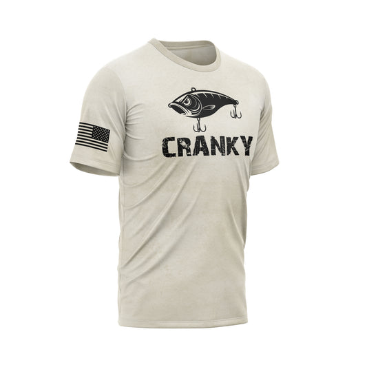 Cranky Crankbait Performance Fishing Tee