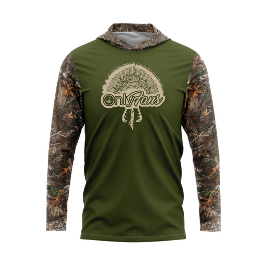 Only Fans Turkey Hunting Sun Protection Hoodie