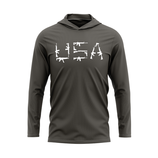USA Moisture Wicking Performance Hoodie