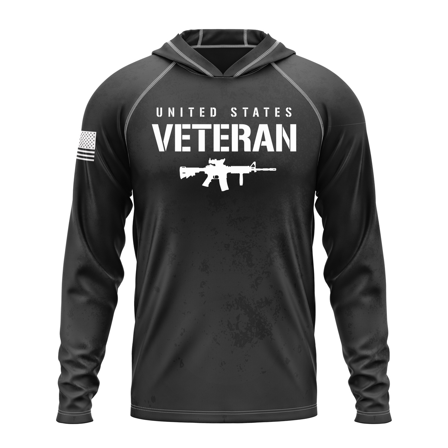 US Veteran SPF50 Patriotic Performance Hoodie