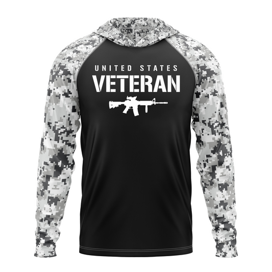US Veteran SPF50 Patriotic Performance Hoodie