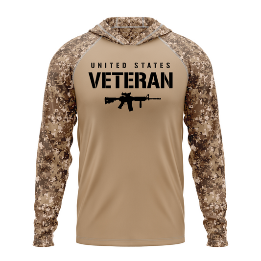 US Veteran SPF50 Patriotic Performance Hoodie