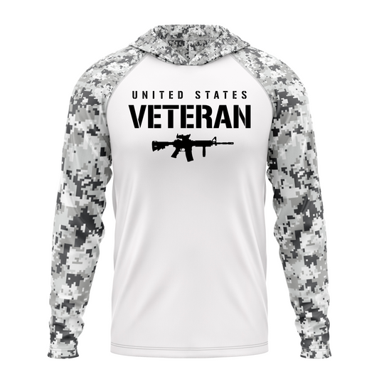 US Veteran SPF50 Patriotic Performance Hoodie