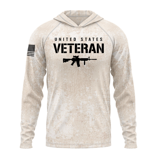 US Veteran SPF50 Patriotic Performance Hoodie