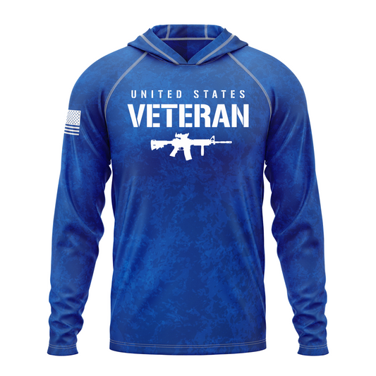 US Veteran SPF50 Patriotic Performance Hoodie