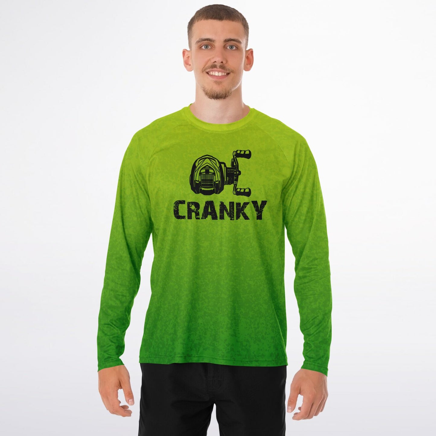 Cranky Baitcaster UPF40 Performance Fishing Long Sleeve T Shirt