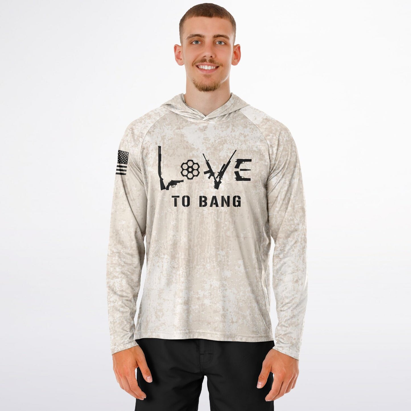 Love To Bang SPF50 Patriotic Performance Hoodie