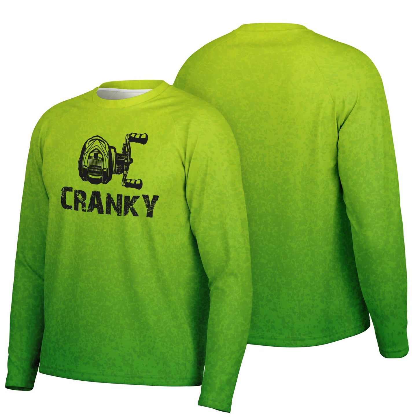 Cranky Baitcaster UPF40 Performance Fishing Long Sleeve T Shirt