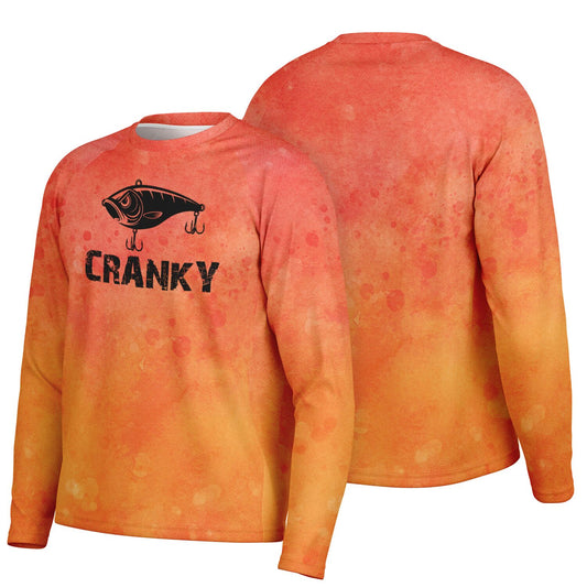 Cranky Crankbait UPF40 Performance Fishing Long Sleeve Tee
