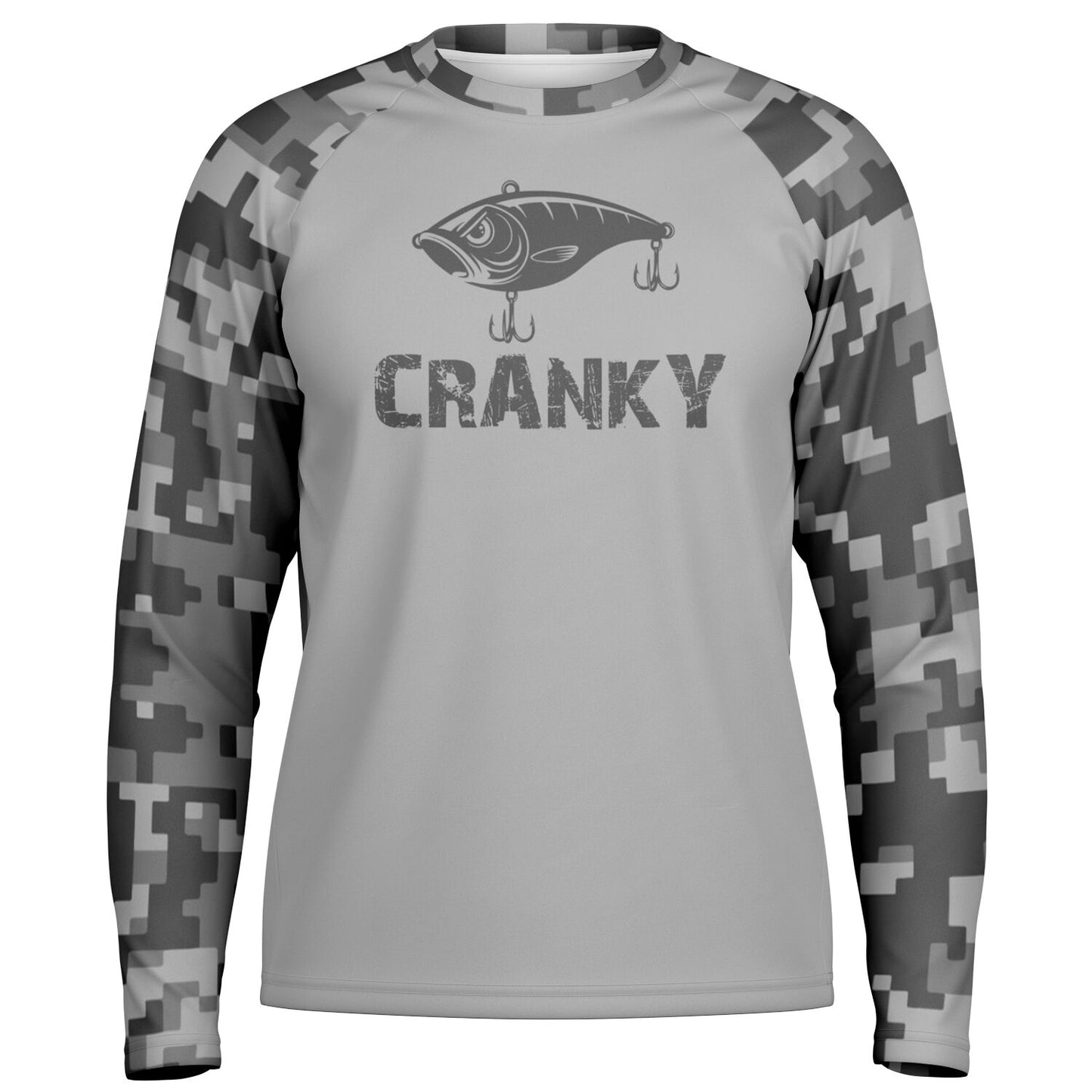Cranky Crankbait UPF40 Performance Fishing Long Sleeve Tee