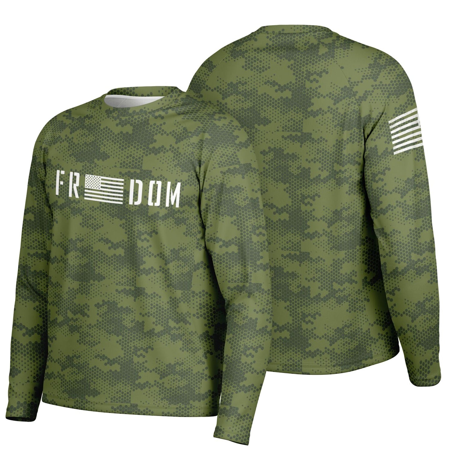 Freedom UPF40 Long Sleeve Patriotic Tee