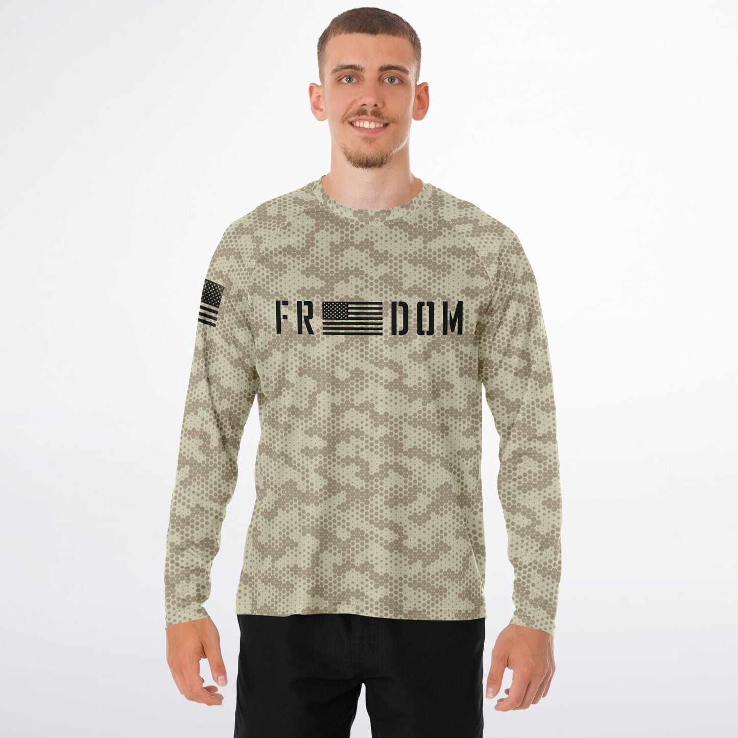 Freedom UPF40 Long Sleeve Patriotic Tee