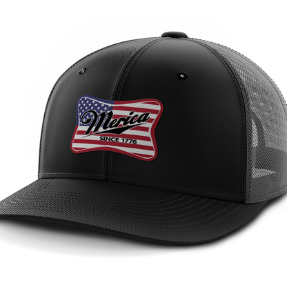 Merica, Leather Patch Hat