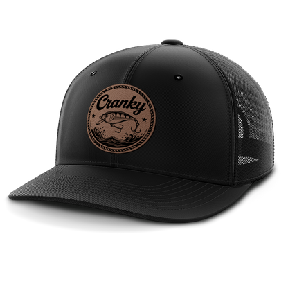 Cranky, Crankbait (round), Leather Patch Hat