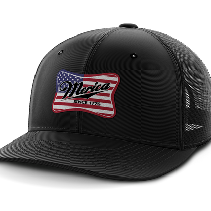 Merica, Leather Patch Hat