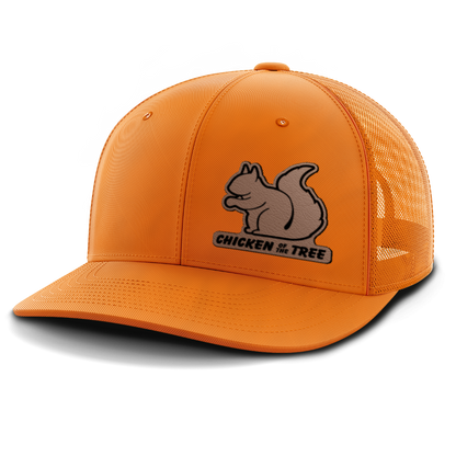 Chicken of the Tree, Squirrel Hunting, Leather Patch Hat