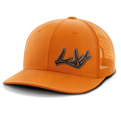 Antlers, Deer & Shed Hunting, Leather Patch Hat