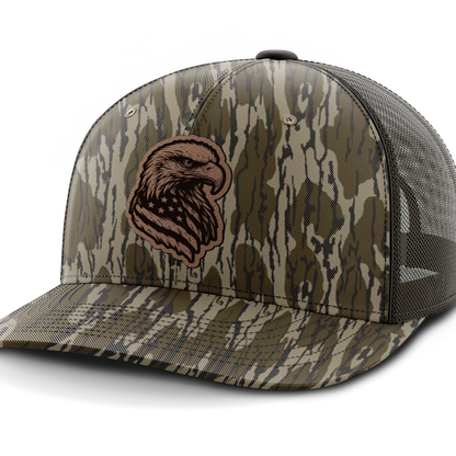 Eagle Flag, Leather Patch Hat