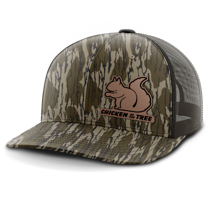 Chicken of the Tree, Squirrel Hunting, Leather Patch Hat