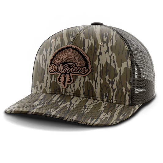 Only Fans, Turkey Hunting, Leather Patch Hat