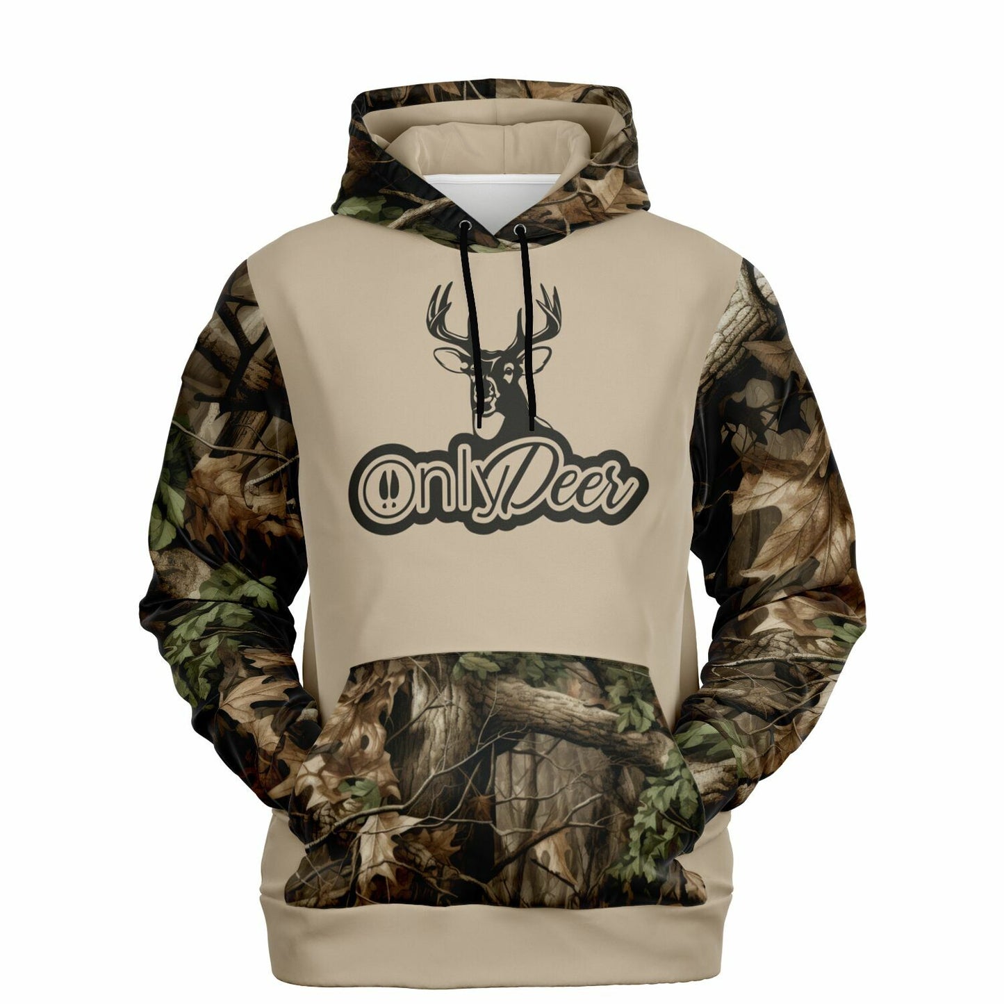 Only Deer Deer Hunting Hoodie (Tan)