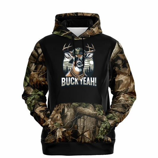 Buck Yeah! Deer Hunting Hoodie (Black)