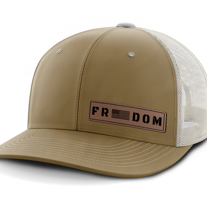 Freedom, Leather Patch Hat