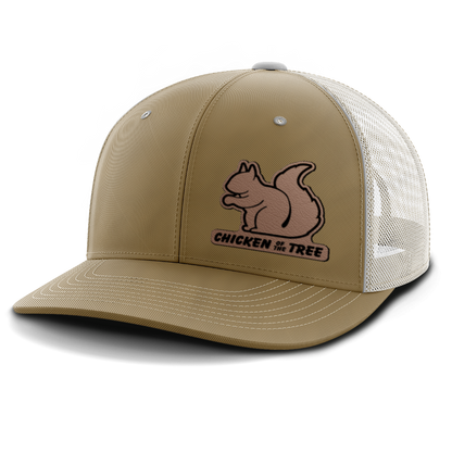 Chicken of the Tree, Squirrel Hunting, Leather Patch Hat