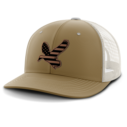 Duck Flag, Duck Hunting, Leather Patch Hat