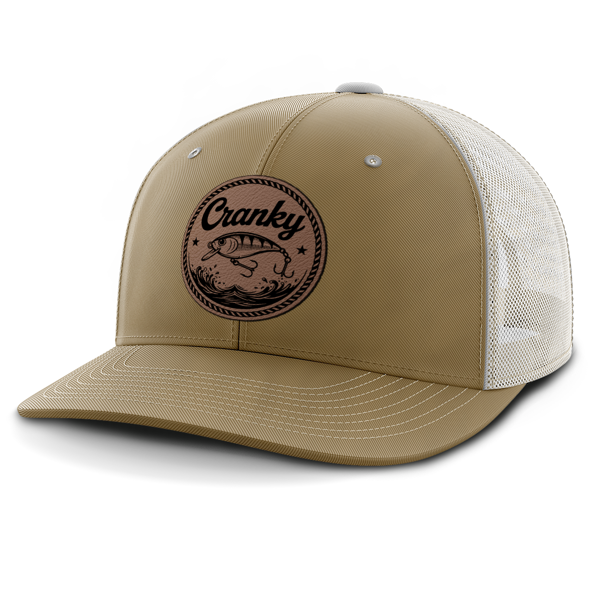 Cranky, Crankbait (round), Leather Patch Hat