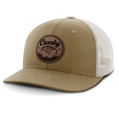 Cranky, Crankbait (round), Leather Patch Hat