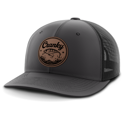 Cranky, Crankbait (round), Leather Patch Hat