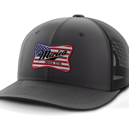 Merica, Leather Patch Hat