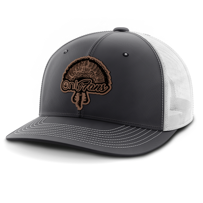 Only Fans, Turkey Hunting, Leather Patch Hat