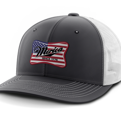 Merica, Leather Patch Hat