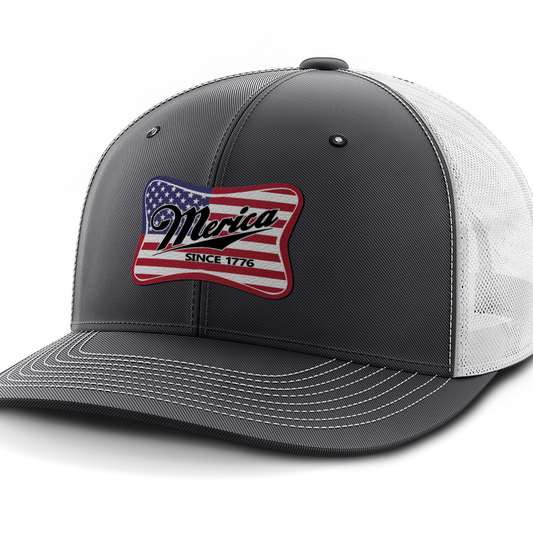 Merica, Leather Patch Hat