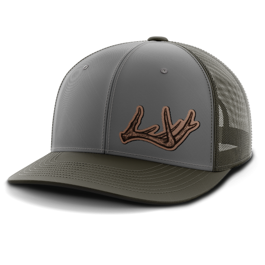 Antlers, Deer & Shed Hunting, Leather Patch Hat