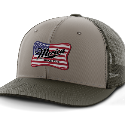 Merica, Leather Patch Hat