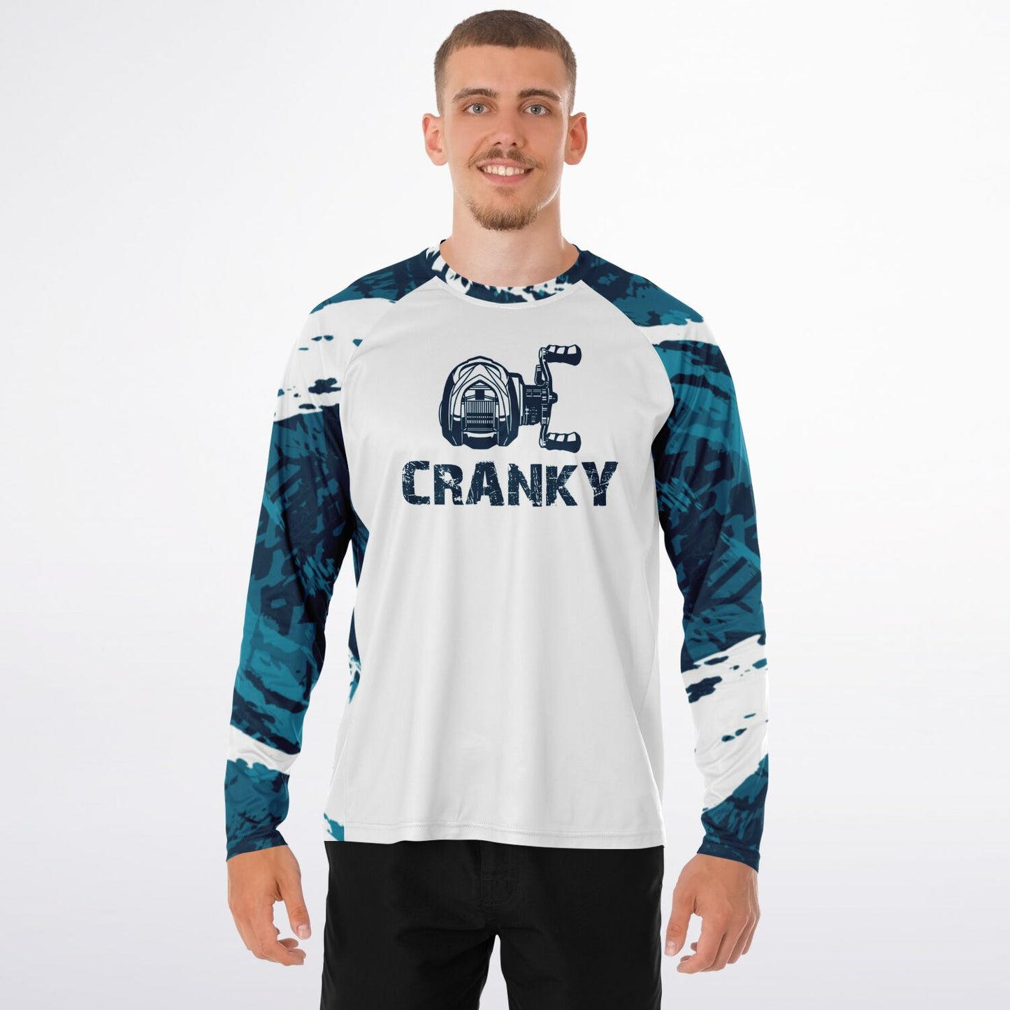 Cranky Baitcaster UPF40 Performance Fishing Long Sleeve T Shirt