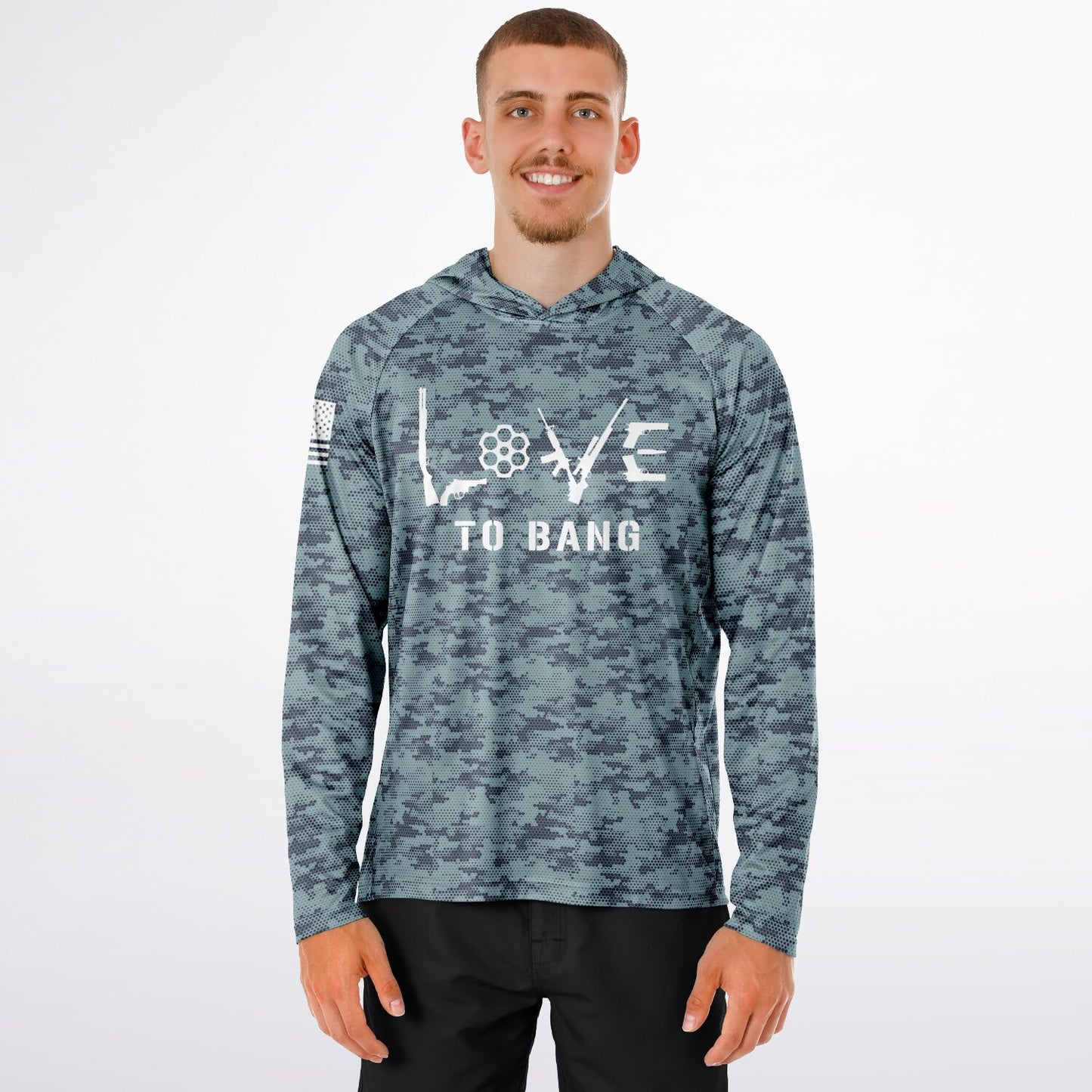 Love To Bang SPF50 Patriotic Performance Hoodie