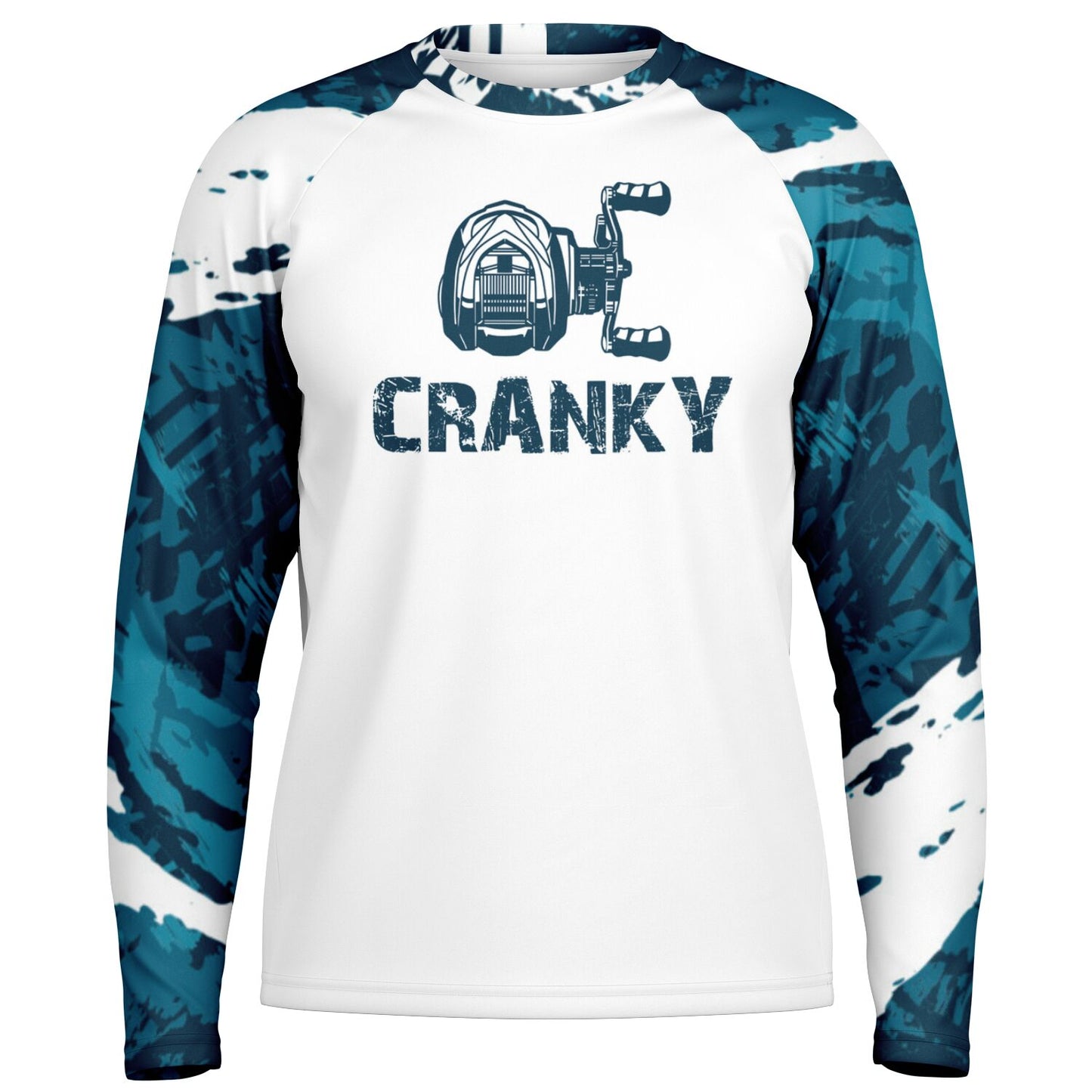 Cranky Baitcaster UPF40 Performance Fishing Long Sleeve T Shirt
