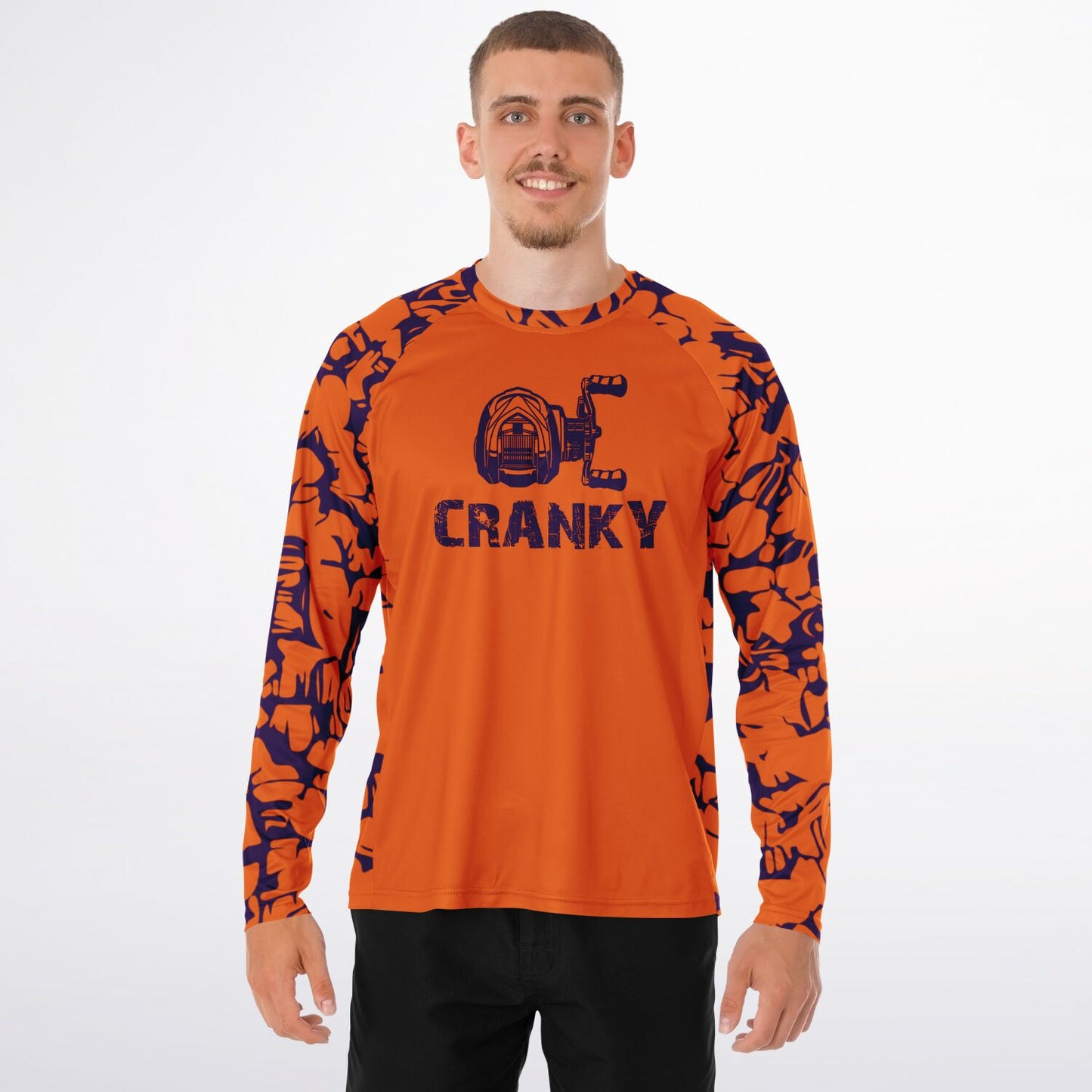 Cranky Baitcaster UPF40 Performance Fishing Long Sleeve T Shirt