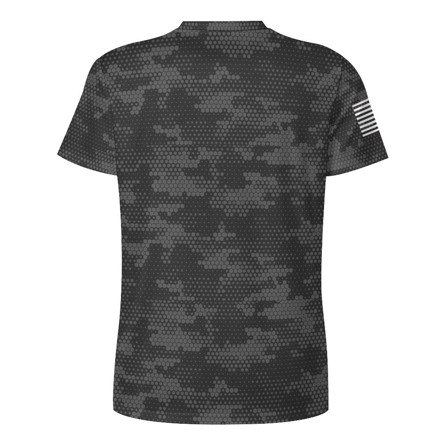 160gsm Ice Silk Cooling Short Sleeve Men’s Shirts OMDT01 (All-Over Printing)