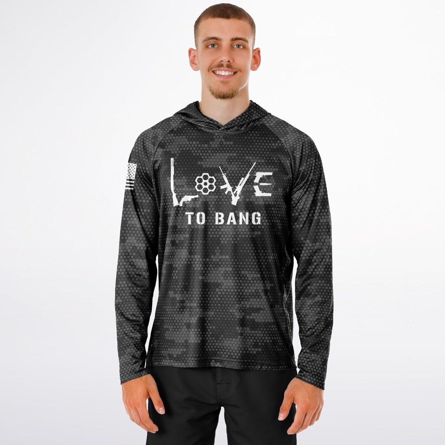 Love To Bang SPF50 Patriotic Performance Hoodie