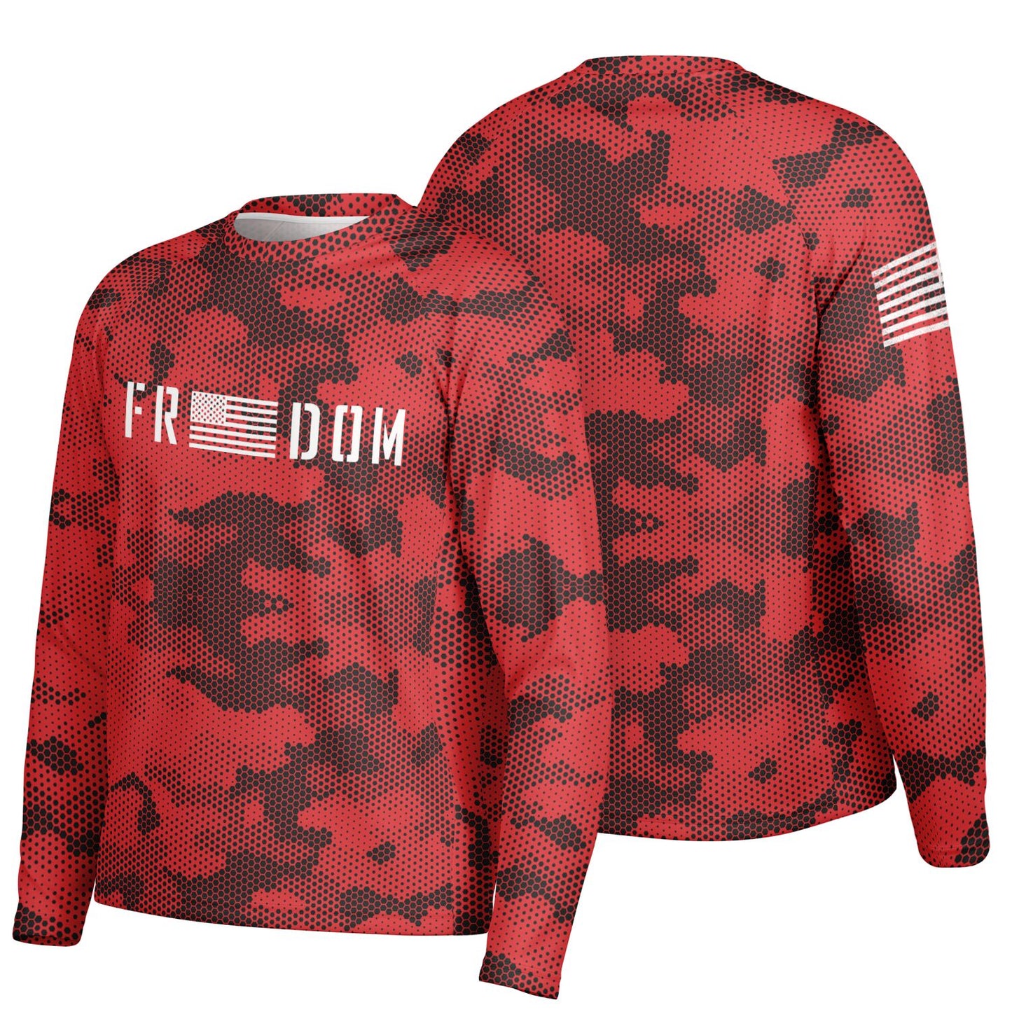 Freedom UPF40 Long Sleeve Patriotic Tee