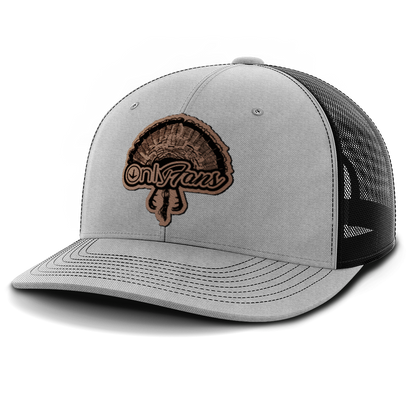 Only Fans, Turkey Hunting, Leather Patch Hat