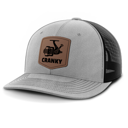 Cranky, Spinner, Leather Patch Hat